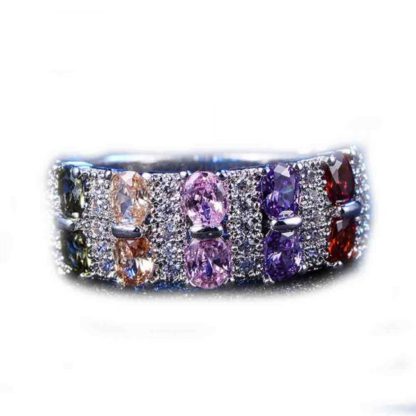 Fashion Jewelry Couple Rings Zircon Ring