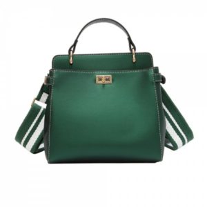 Messenger Female Fashion Hand Simple Wild Shoulder Air Lock Bag - Green