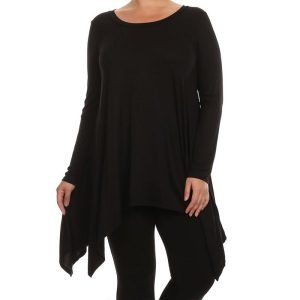 Frock Dress with Long Sleeves and Long Sleeves - Black