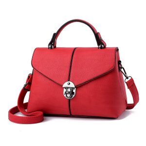 New Fashion Trend PU Leather Lady Shoulderbag - Red